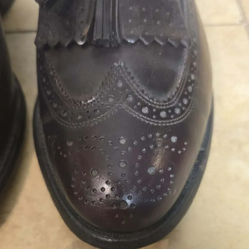 Allen Edmonds Dark Brown Tassel Loafers